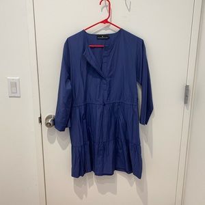 Navy Tuckernuck Tiered Dress